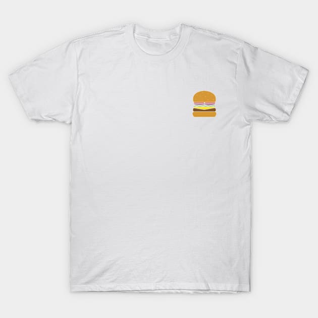 Simple Burger T-Shirt by TamaraLani